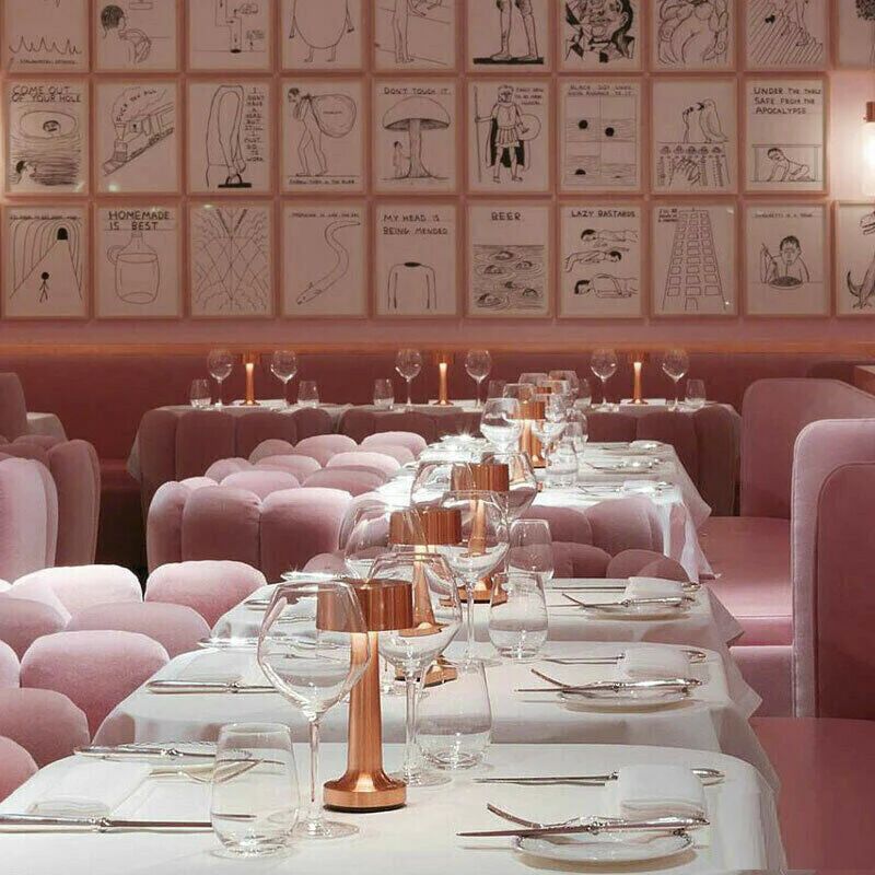 Led Vivana Rechargeable Circle Table Lampe thumbnail 3