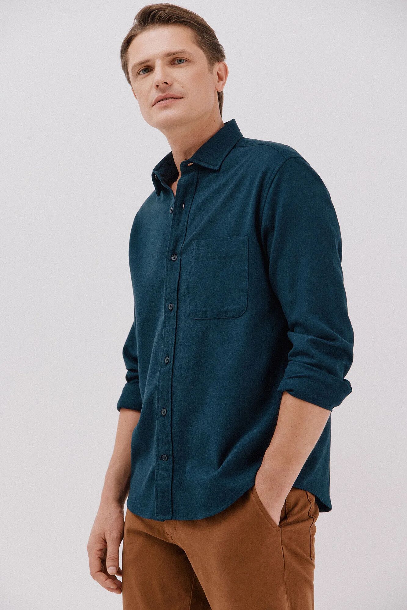 Chemise En Flanelle À Chevrons