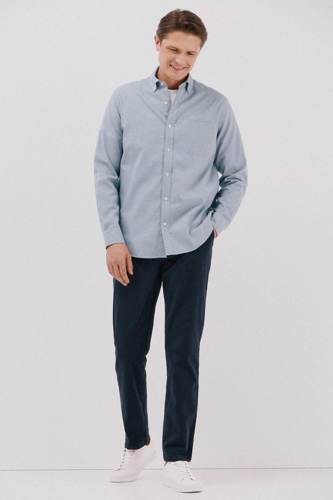 Chemise En Twill À Carreaux
