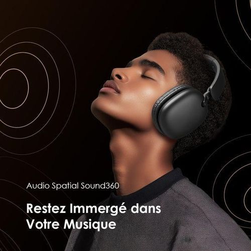 Boompop Lite Écouteurs Supra-auriculaires Sans Fil Enc, Casque Bluetooth 5.3, Grande Autonomie 60 Heures Boom Pop- Ohp-317 thumbnail 3