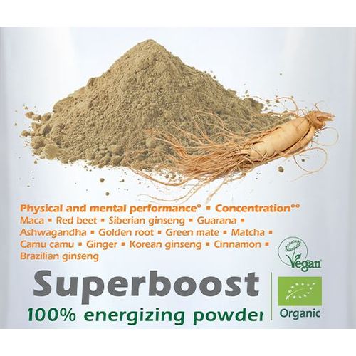 Superboost Poudre A Base De Maca, Ginseng Siberien , Guarana, Matcha, Ashwagandha thumbnail 3
