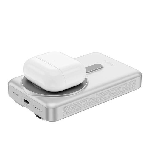 Power Bank Wi-p056 10000mah Magsafe Avec 2 Câbles Intégrés, Certifié Par La Norme De Sécurité Ccc 3c