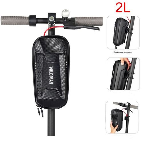 Sac De Rangement Étanche À Coque Rigide 2 L Pour Trottinette Électrique / Vélo