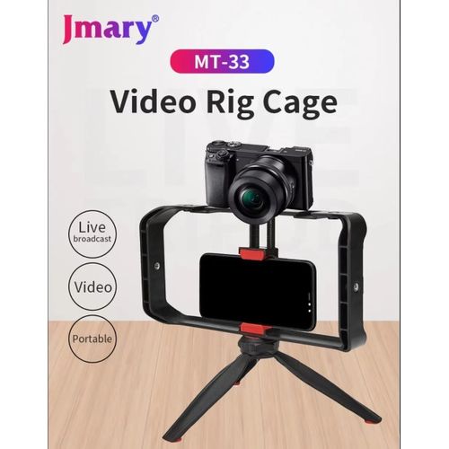 Mt-33 Cage Trépied Portable Multifonctionnel Pour Téléphone Et Camera Dslr thumbnail 3