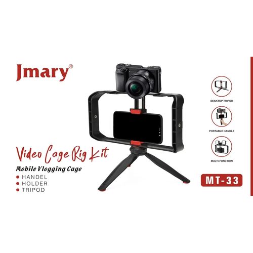 Mt-33 Cage Trépied Portable Multifonctionnel Pour Téléphone Et Camera Dslr