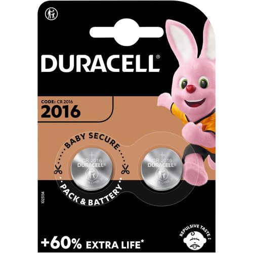 Lot De 2 Piles Bouton Cr2016 Lithium 3v Longue Durée