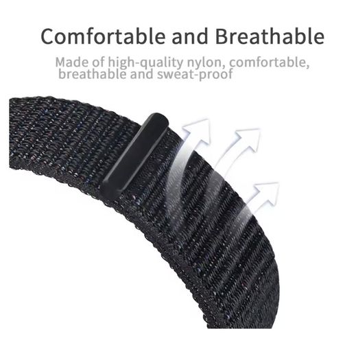 Bracelet En Nylon Doux Band 8 9 10 - Strap De Remplacement Souple, Ajustable Et Respirant