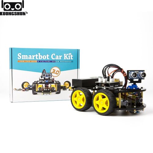 Smart Car Kit 3.0, Voiture Intelligente Et Éducative Pour Arduino Uno R3
