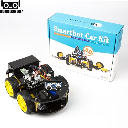 Smart Car Kit 3.0, Voiture Intelligente Et Éducative Pour Arduino Uno R3