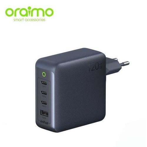 Chargeur Gan 120w Pour La Charge Ultra-rapide De Plusieurs Appareils (compatible Pc Apple Macbook Téléphone, Tablette..), Anifast Hypergan C120f thumbnail 3