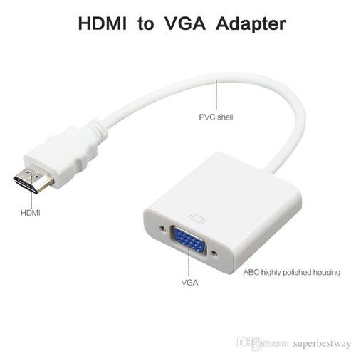 Vers Vga Adaptateur Hd 1080p Pour Mac + Cable Audio