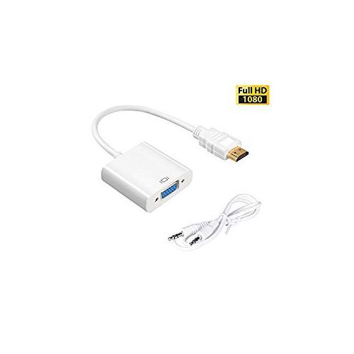 Hdmi Vers Vga Adaptateur Hd 1080p Pour Mac + Cable Audio thumbnail 3