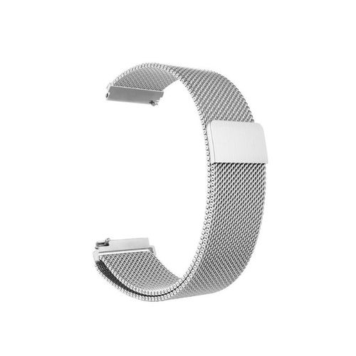 Bracelet À Boucle Magnétique 22mm En Acier Inoxydable Argent - Universelle