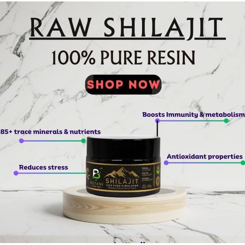 Shilajit Résine Biologiques - Naturelle Pure Détox, Mémoire