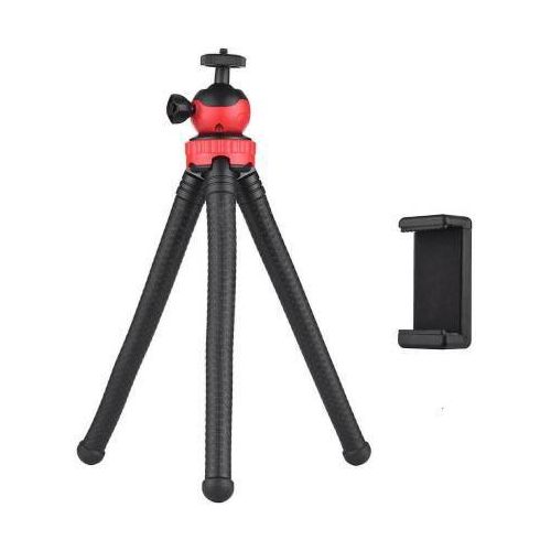 Tripied Flexible Gorilla Octopus Pour Camera Et Smartphone Extra Solide, Haute Qualitée + Support Téléphone