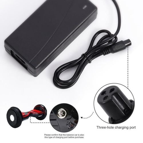 Liitokala Chargeur Au Lithium 42v 2a Batterie Pour Vélo Électrique Sortie 3 Broches Gx16 (1+ 3-) 0,47inch Adaptateur Speedway Mini 4 Pro 42 V 2 A