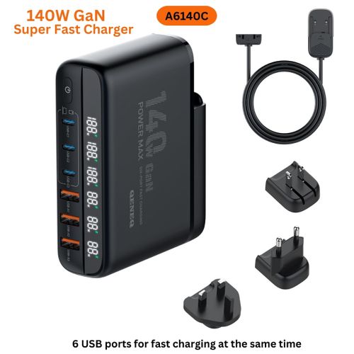 140w Gan Chargeur De Bureau À Chargement Super Rapide