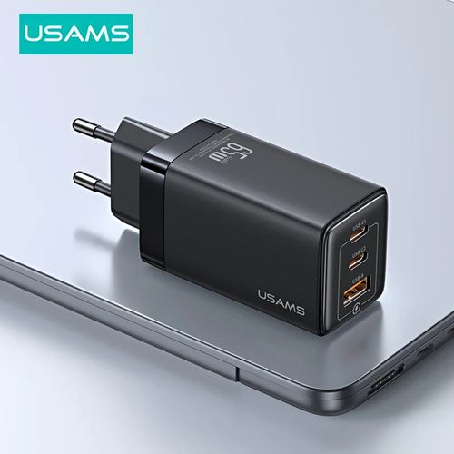 Chargeur 65w Gan Pd Type C Avec 3 Sorties, Fast Charge