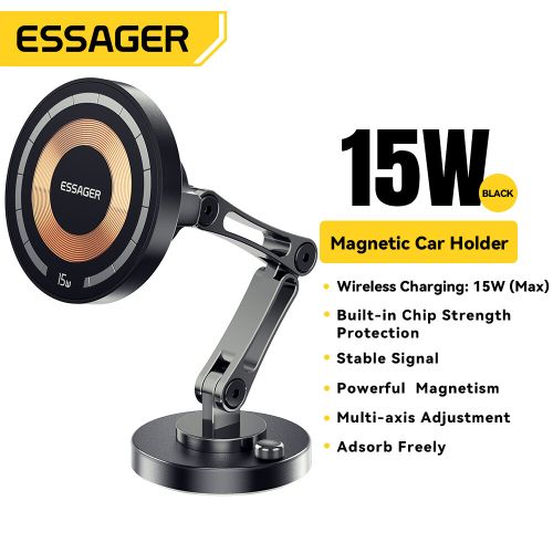 Support De Téléphone Magnétique Sans Fil Pour Voiture Charge Rapide -15w thumbnail 3