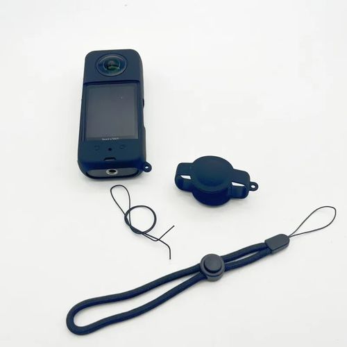 Insta360 X3 Coque En Silicone Protection De Caoutchouc Souple + Couvercle Capuchon thumbnail 3