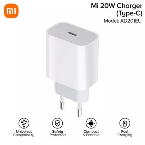 Chargeur Rapide Fast Mi Pd 20w Type-c Power Charger