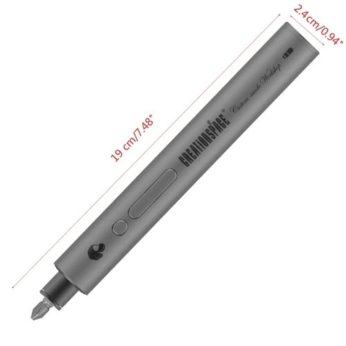 Kit De Tournevis Électrique Sans Fil Mini Outils Rechargeable 3.6v thumbnail 3