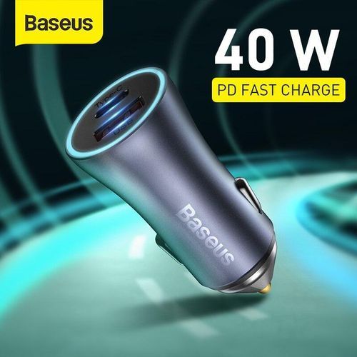 Chargeur De Voiture Allume Cigare 40w Sortie Usb Et Type-c, Charge Rapide