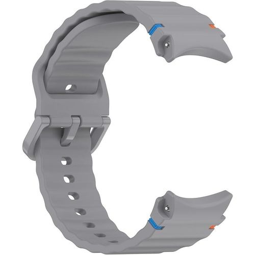 Set De 2 X Bracelet En Silicone 2 Couleurs Pour Samsung Galaxy Watch 7 Fe 6 4 20mm Classic 5 Pro 44mm 40mm 43mm 47mm 45mm Watch6 7 Strap De Rechange S/m/l - Noir + Gris