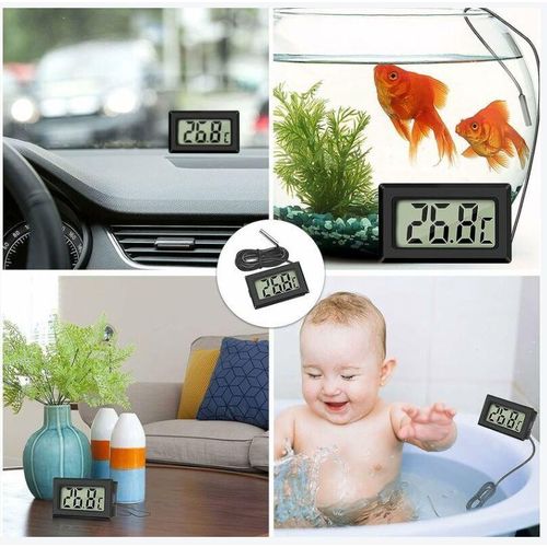 Lcd Thermomètre Numérique Avec Sonde Aquarium Réfrigérateur Température thumbnail 2