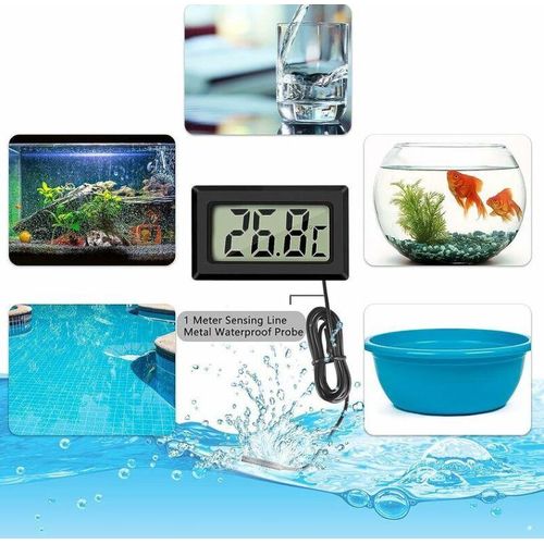 Lcd Thermomètre Numérique Avec Sonde Aquarium Réfrigérateur Température thumbnail 3