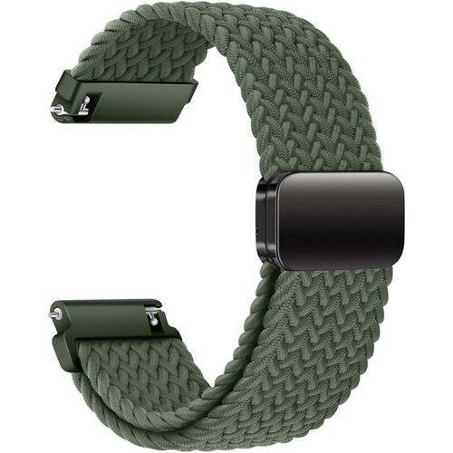 Bracelet De Montre 22mm Magnétique En Nylon Tressé - Tissue À Dégagement Rapide Pour Huawei