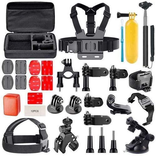 Ensemble D'accessoires Kit Pour Caméra D'action Gopro Hero 12/11/10/9 Et Autres