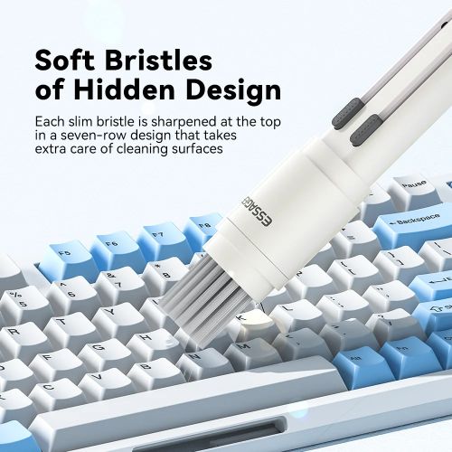 Essager Kit De Nettoyage 5 En 1, Pour Clavier Dordinateur, Brosse, Écouteurs thumbnail 3