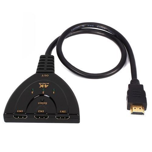 Câble Splitter 3 En 1 Entré Hdmi 3 Sortie 4k Hdtv Switch Adapter, Séparateur Hdmi Splitter