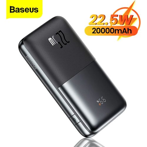 Power Bank Bipow Pro 20000mah 22.5w Charge Rapide Pd, Qc3.0