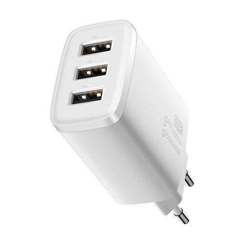 Chargeur Original Usb 17w, Adaptateur Mural De Voyage À 3 Ports
