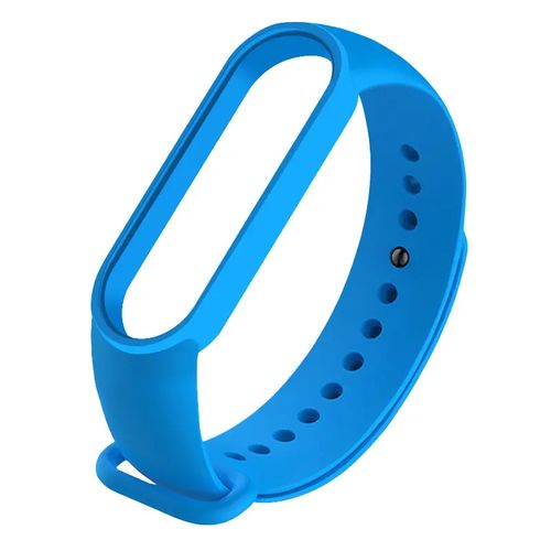 Bracelet De Remplacement En Silicone Pour Mi Band 5/6 Strap Bleu