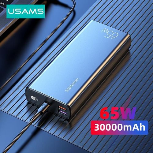 Power Bank 65w 30000mah, Série Supermac Pb59, Charge Rapide Pd Qc Fcp Afc