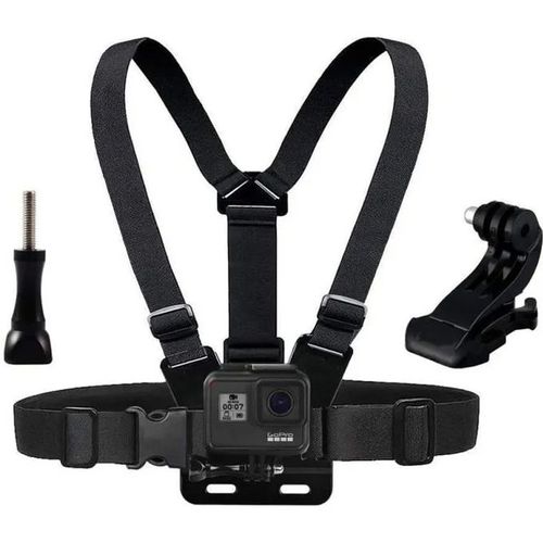 Support De Téléphone Et Gopro Réglable Avec Ceinture De Poitrine Et De Tète
