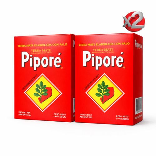 Piporé Pack 2 X 250g - Feuilles The Vert Torréfiées - Riches En Caféine, Stimulant, Perte De Poids