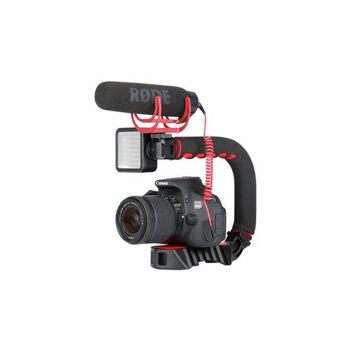 Support De Poignée De Stabilisation Vidéo U-grip Pro Avec Triple Ports Sabot Pour Camera, Professionnel thumbnail 3