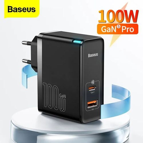 Original Chargeur Rapide Gan 5 Pro 2 Ports Fast Charger 100w Usb Et Usb-c
