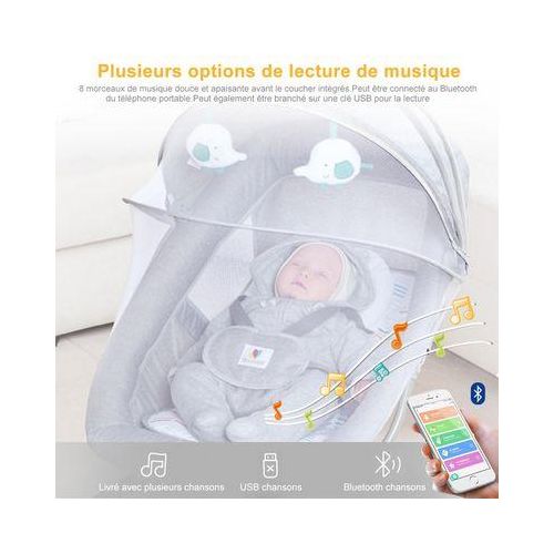 Balancelle Electrique 3en1 Pour Bébé
