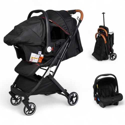 Poussette Valise Compacte Avec Maxi-cosi Pliable, Légère Et Pratique Dès La Naissance