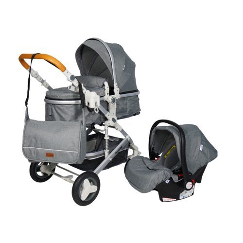 Poussette 3 En 1 Avec Maxi Cosi Utilisable À Partir De La Naissance