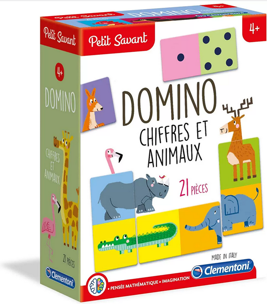 Domino Chiffre Et Animaux