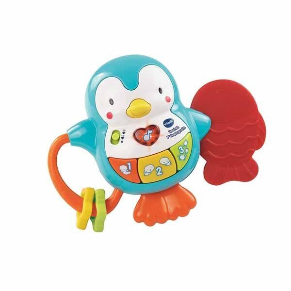 Hochet Pingouin Avec Anneau De Dentition