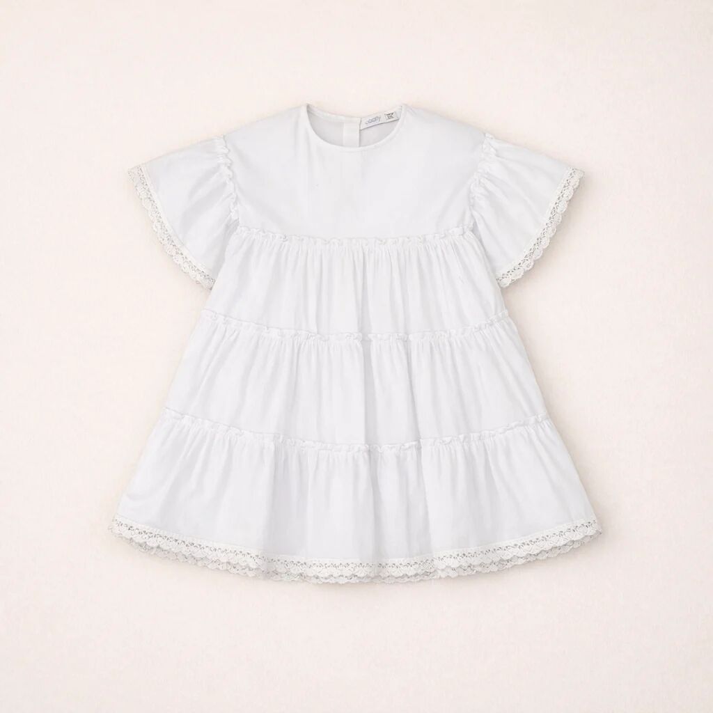 Robe Fille À Volants – Élégance & Fraîcheur Estivale