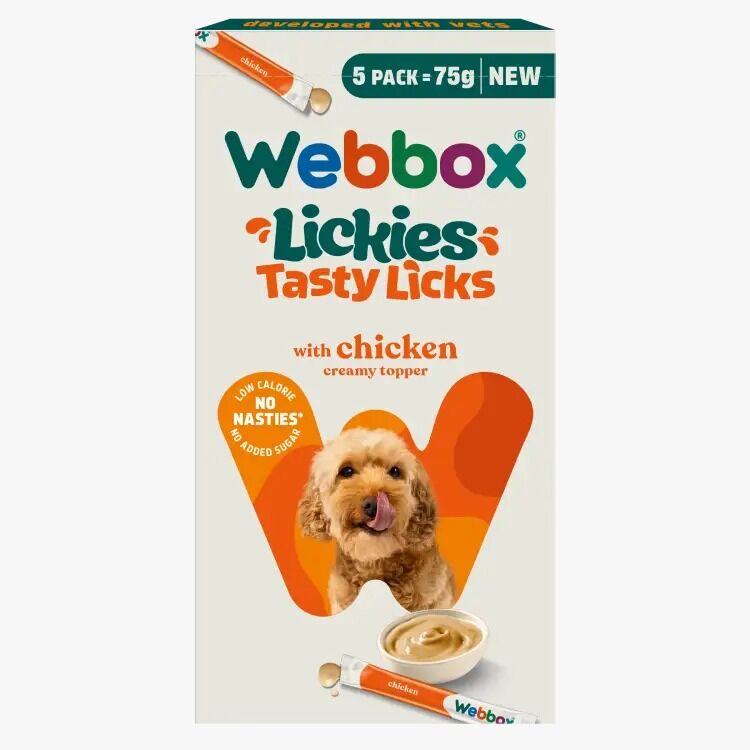 Pâté Crémeux Au Poulet Dog Lickies – 5 Sachets Pour Chiens Adult Et Puppy