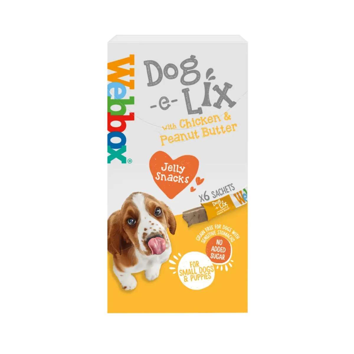 Dog E Lix With Chicken & Peanut Butter 6x15g